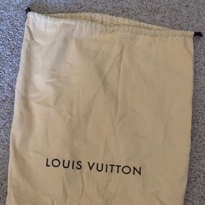 Authentic Louis Vuitton dust cover
